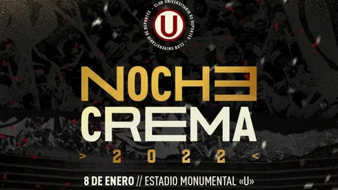 Noche Crema 2022 ya tiene precios. (Foto: Twitter Universitario de Deportes)