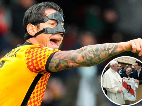 La curiosa respuesta de la Serie B al presente de Gianluca Lapadula para el Papa