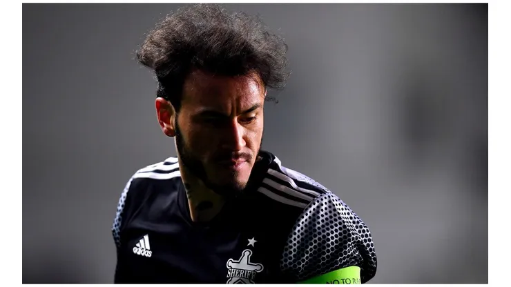 Gustavo Dulanto en la previa de un partido del Sheriff Tiraspol. (Foto: Getty Images)