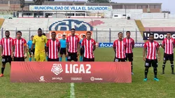 El plantel de Unión Huaral en un cotejo de la Liga 2. (Foto: Flick Liga de Fútbol Profesional)