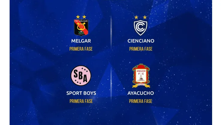 Así se desarrollará la Copa Sudamericana 2022 para los equipos peruanos