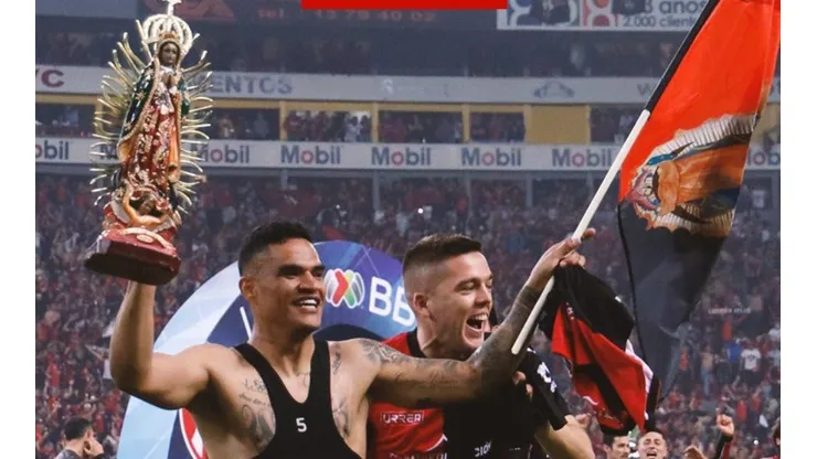 Santamaría campeonó la Liga MX con el Atlas.