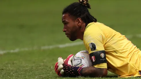 Pedro Gallese contra Venezuela en la Copa América 2021. Foto: Getty