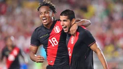Luis Abram celebra su gol contra Brasil en 2019. Foto: Selección Perú (Twitter)
