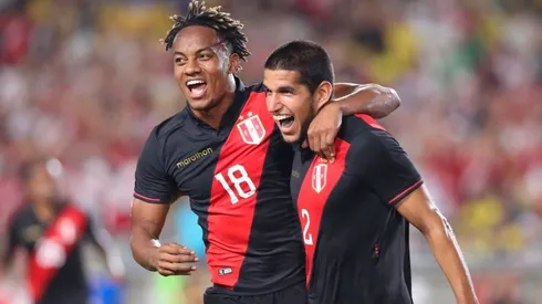 Luis Abram celebra su gol contra Brasil en 2019. Foto: Selección Perú (Twitter)