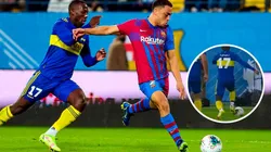 Advíncula contra Sergiño Dest en la Maradona Cup. Foto: FC Barcelona (Twitter)