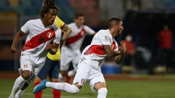 Sergio Peña celebra contra Colombia en la Copa América. Foto: Getty
