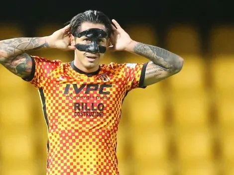 No se cansa: Gianluca Lapadula anotó doblete en solo un tiempo con el Benevento de Italia