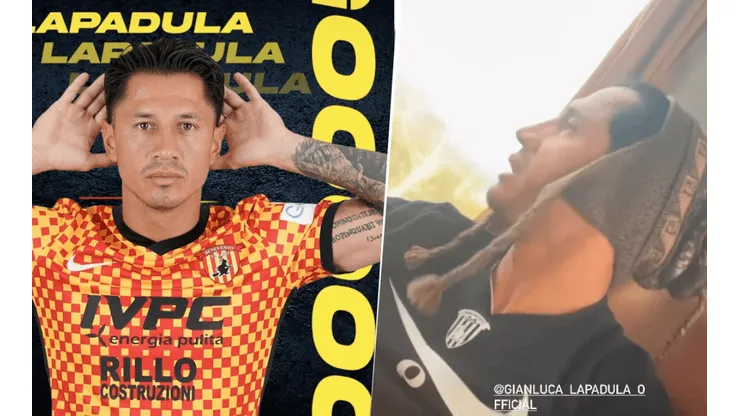Gianluca Lapadula celebra doblete y triunfo con Benevento usando chullo peruano
