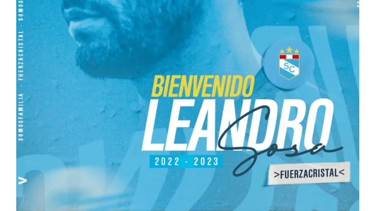 El primer en llegar: Leandro Sosa es nuevo jugador de Sporting Cristal