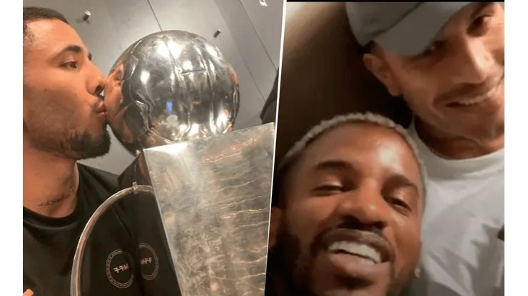 Jefferson Farfán y Paolo Guerrero saludan a Sergio Peña, pero él los 'trollea' en vivo