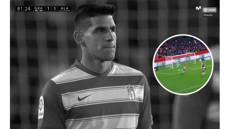 Abram anotó autogol con terrible 'blooper' e hinchas del Granada lo destruyeron