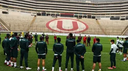Universitario de Deportes suele entrenar en el Estadio Monumental.