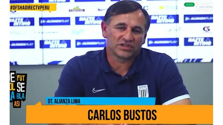 Carlos Bustos llegó hace un poco menos de un año a Alianza Lima.