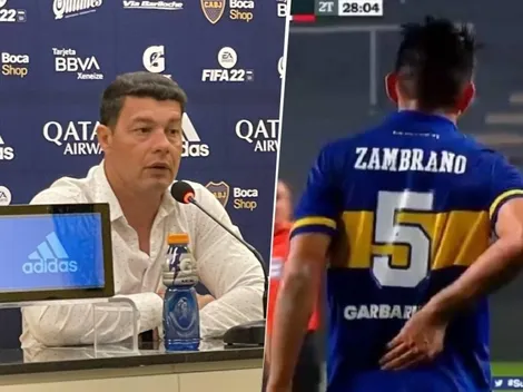Entrenador de Boca Juniors habló de una supuesta pelea interna de Carlos Zambrano