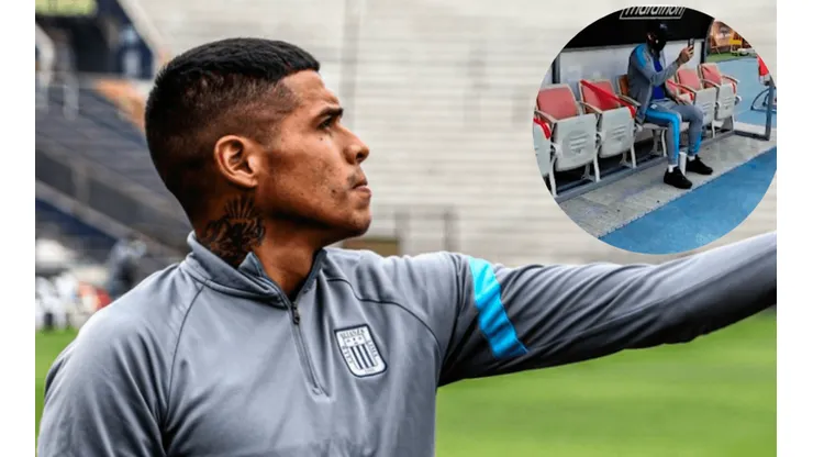Emotivo momento: Ángelo Campos realizó videollamada con familiar antes del partido