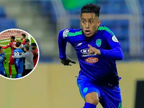 Christian Cueva casi se va a los golpes: las amenazas, los empujones y todo el descontrol