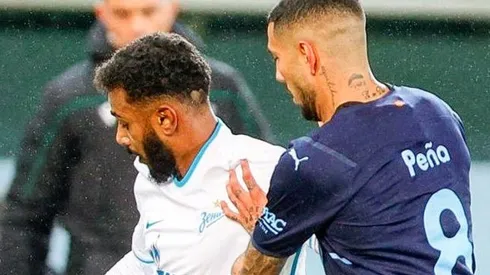 Sergio Peña fue titular en el empate 1-1 del Malmo contra el Zenit de San Petersburgo