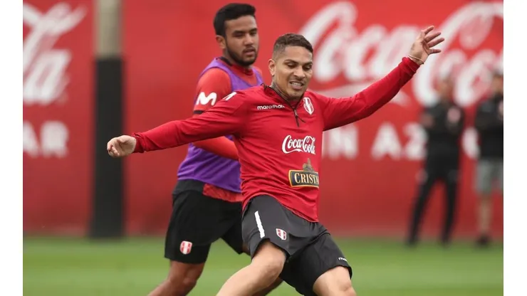 Paolo Guerrero fue titular en el partido contra Chile por eliminatorias.