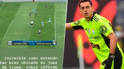 Alejandro Duarte enfadado en redes sociales: "Increíble como cobra offside"