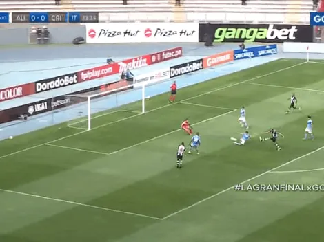 Pegó primero: Hernán Barcos definió perfecto para poner el 1-0 ante Sporting Cristal