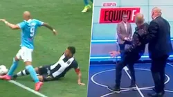 Un mate de risa: Peter Arévalo y Julinho recrearon la jugada polémica de Marcos Riquelme