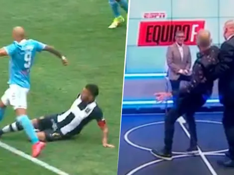 Un mate de risa: Peter Arévalo y Julinho recrearon la jugada polémica de Marcos Riquelme