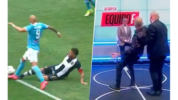 Un mate de risa: Peter Arévalo y Julinho recrearon la jugada polémica de Marcos Riquelme