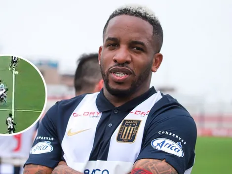 ¡Castigaron el talento! Farfán realizó un gran lujo a Merlo, pero Gonzales lo frenó con terrible falta