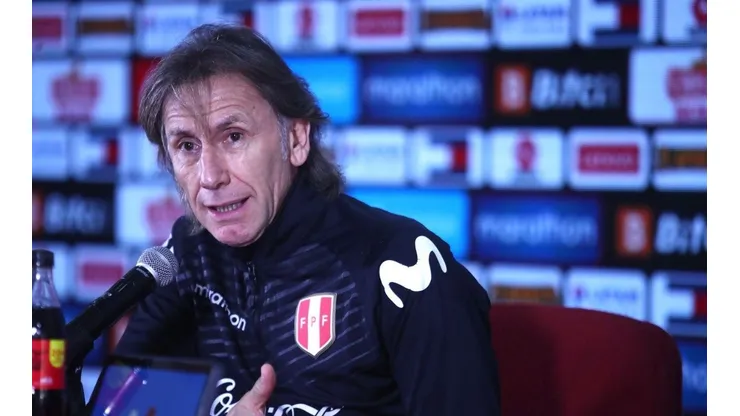 Ricardo Gareca brindó una conferencia de prensa para dar por finalizado el año de la Selección.