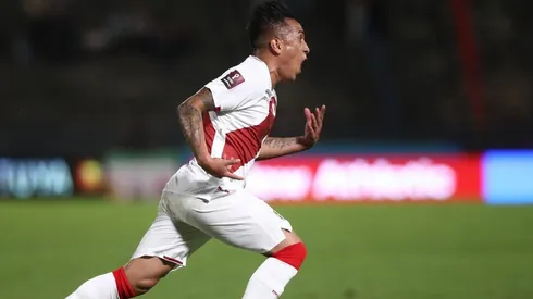 Christian Cueva gritó con todo el 2-1 que marcó en Caracas.