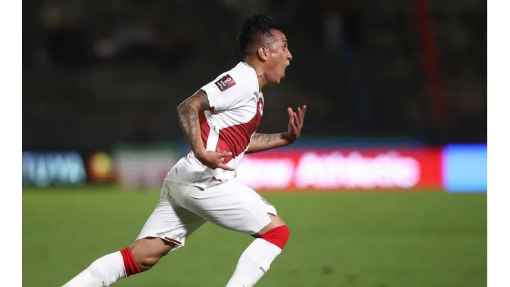 Christian Cueva gritó con todo el 2-1 que marcó en Caracas.