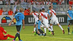 Perú jugó la fecha 14 contra Uruguay y le ganó en el Nacional de Lima.