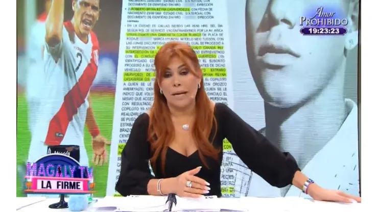 Magaly Medina es conductora del programa que busca ampayar a los futbolistas.