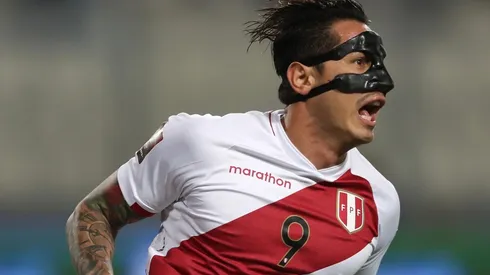 Lapadula celebra su gol frente a Bolivia. Foto: Getty