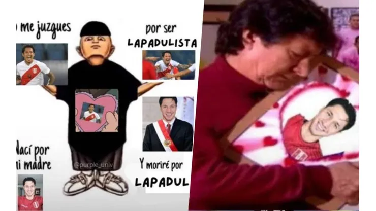 Gianluca Lapadula también despertó la creatividad peruana.