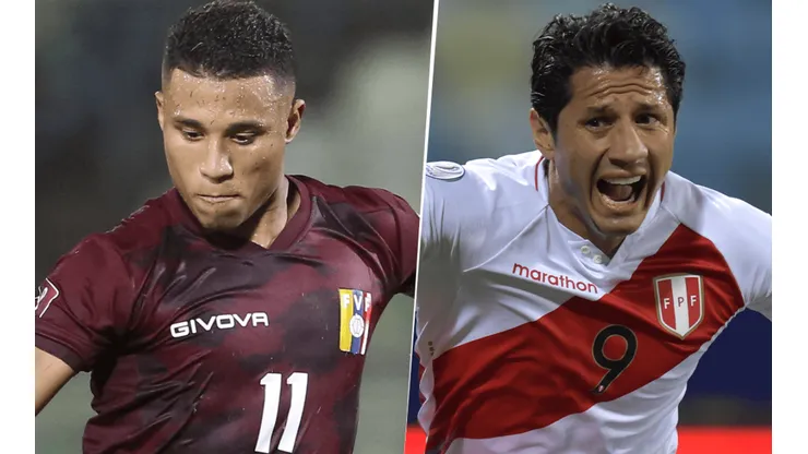 Venezuela vs. Perú por las Eliminatorias Conmebol. (Fotos: Getty Images).