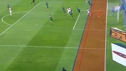 El audio del VAR en el gol anulado a Lapadula: "Ahí tenemos contacto"