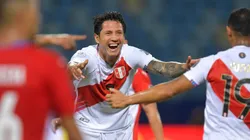 Lapadula festeja contra Paraguay por la Copa América. Foto: Getty
