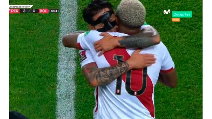 El momento de Lapadula con Farfán que enamoró a todos en Twitter