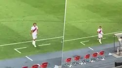 André Carrillo salió cambiado en los minutos finales contra Bolivia en Lima.