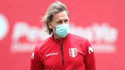 Ricardo Gareca en el entrenamiento de la Selección Perú. Foto: Selección Peruana (Twitter)