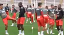 Situación tensa entre 'los Luis': Advíncula y Abram se agarraron a patadas durante entrenamiento
