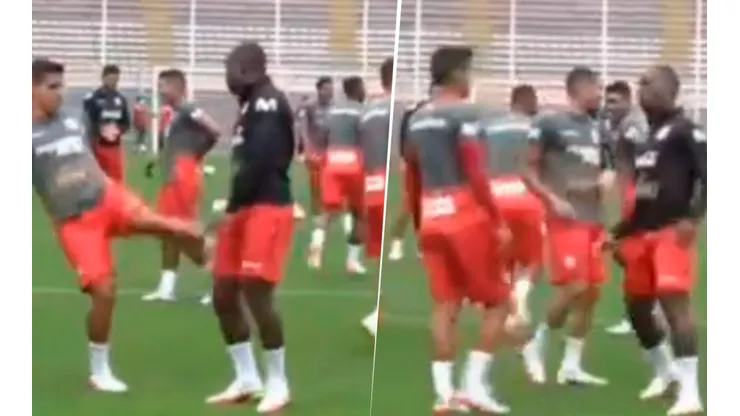 Situación tensa entre 'los Luis': Advíncula y Abram se agarraron a patadas durante entrenamiento