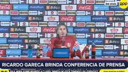 Ricardo Gareca brindó su típica conferencia de prensa.