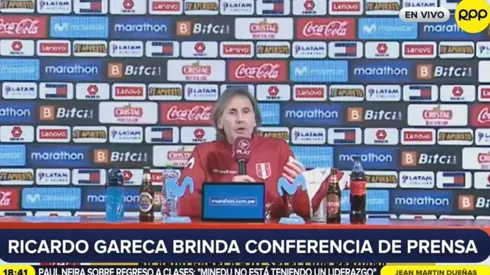 Ricardo Gareca brindó su típica conferencia de prensa.