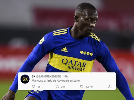 Advíncula no estuvo en el partido de Boca y aún así fue tendencia en Twitter Argentina