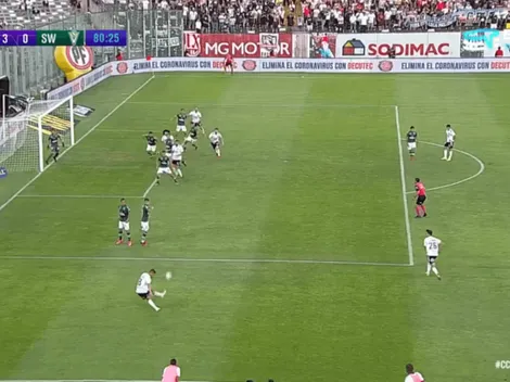 Gabriel Costa anotó soberano 'golazo' en el triunfo de Colo Colo 3-0 ante Santiago Wanderers