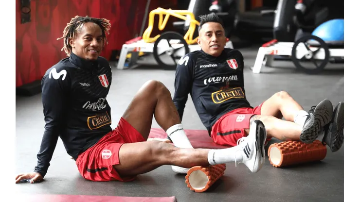 'Chocolate' desde Arabia: Christian Cueva y André Carrillo se sumaron a los trabajos