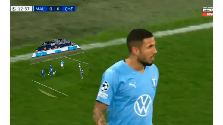 Sergio Peña despierta elogios de ESPN tras maravilloso robo de balón contra Chelsea